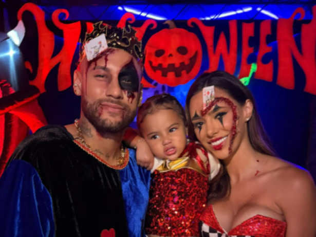 Doces ou travessuras? Neymar Jr. e família promovem festa de Halloween