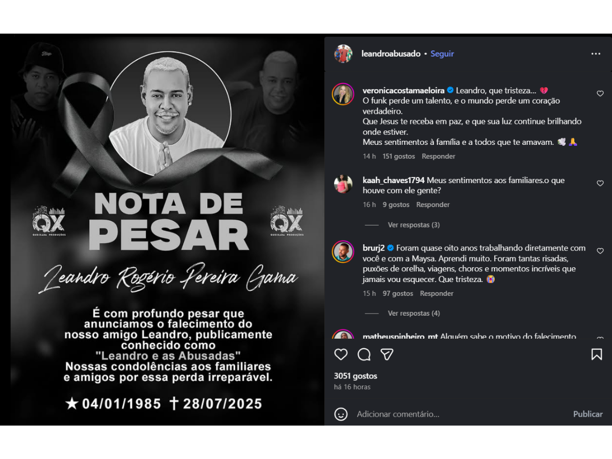Reprodução Instagram @leandroabusado