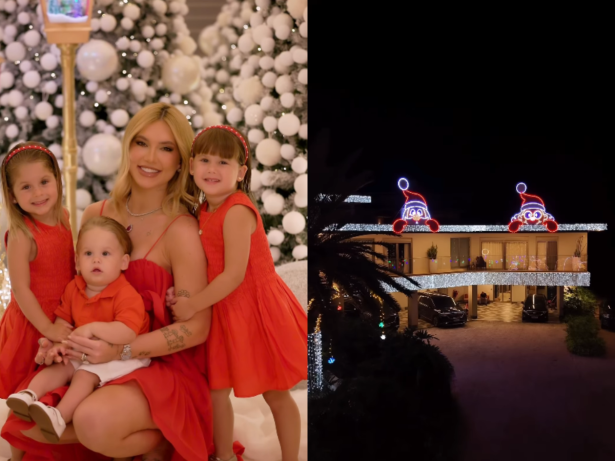 É Natal! Virginia Fonseca mostra decoração luxuosa de sua mansão em Goiânia