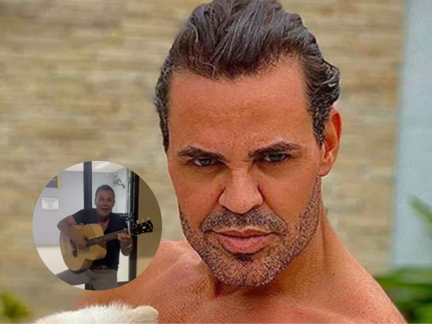 Muita energia: Eduardo Costa canta “La Bamba” em aeroporto na Bahia após show