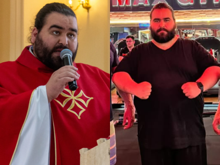 Em busca de saúde, padre que pesa 186 kg inicia desafio para sair da obesidade