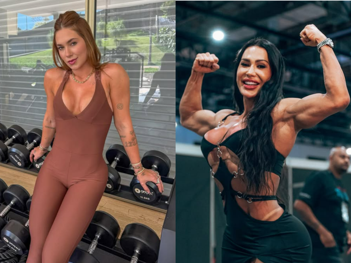 Reprodução Instagram Virginia Fonseca e Gracyanne Barbosa/ montagem 