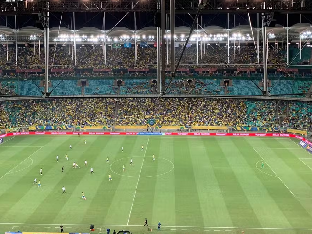 Fonte Nova não lotou para jogo da seleção brasileira (Rafael Oliveira/O Globo) Fonte Nova não lotou para jogo da seleção brasileira (Rafael Oliveira/O Globo)