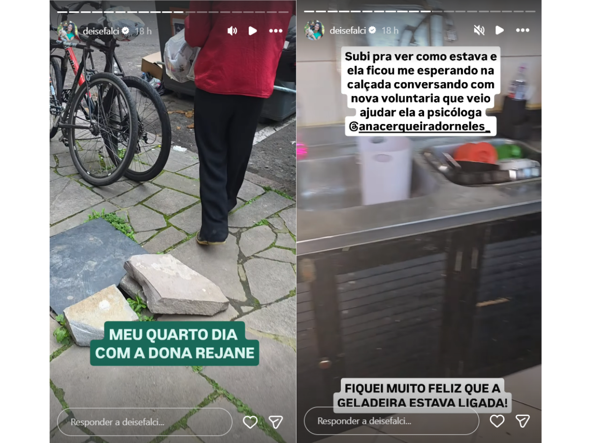 Reprodução Instagram  Deise Falci/ montagem  