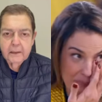 Faustão faz rara aparição no “Domingo Legal” e homenageia esposa no Dia das Mães
