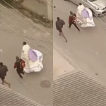 Frio no Rio: criminoso foge da polícia enrolado em coberta. Veja!