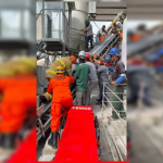 Funcionário morre após máquina de cimento ser ligada com ele dentro, em empresa de Goiás