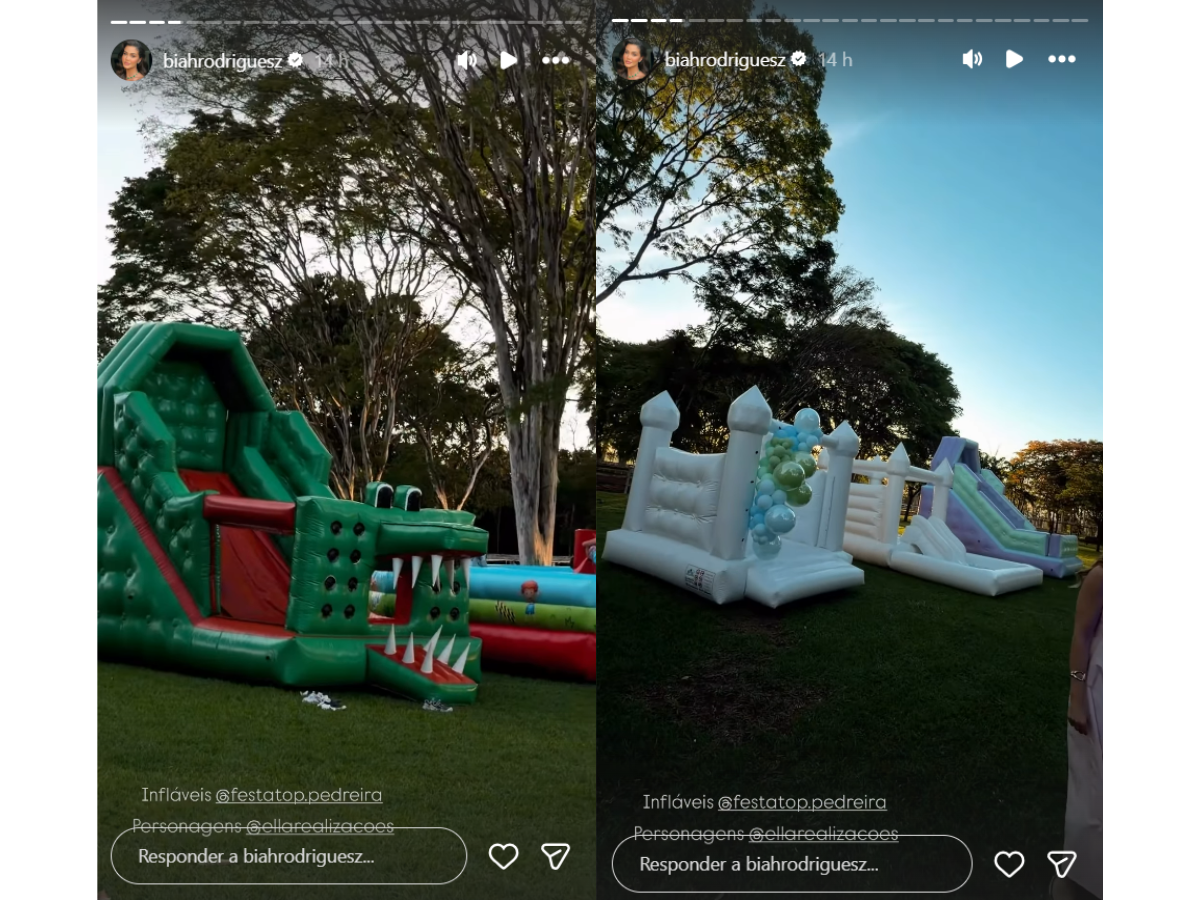 Reprodução Instagram Biah Miranda/ montagem Reprodução Instagram Biah Miranda/ montagem