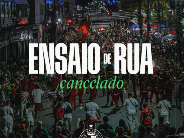 Grande Rio cancela ensaio de rua com Virginia Fonseca devido à previsão de chuva forte