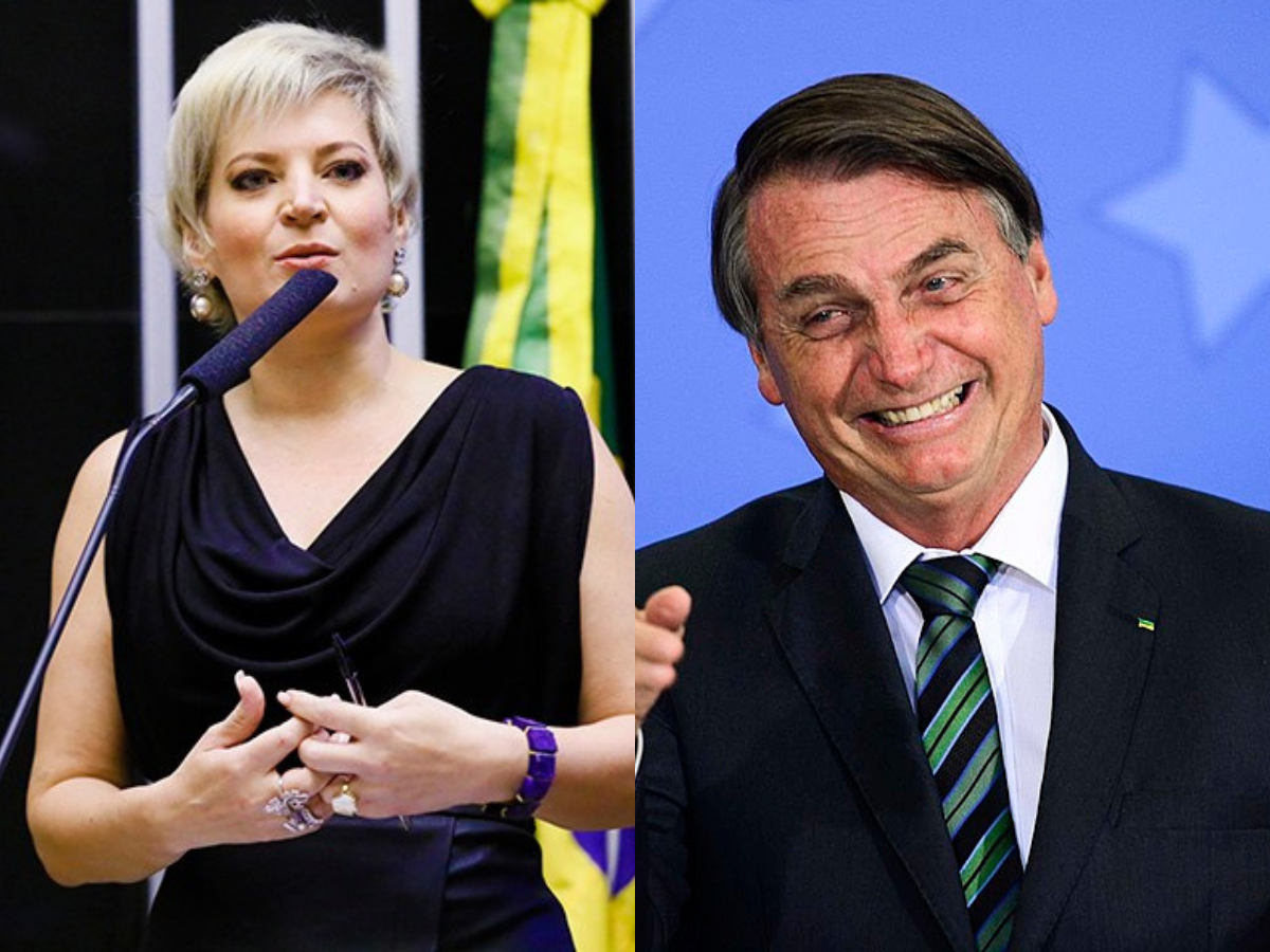 Joice Hasselmann é considerada uma "traidora" por Jair Bolsonaro / Reprodução