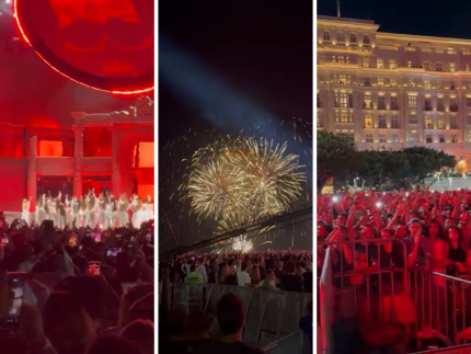 Lady Gaga encerra megashow no Rio ao som de “Bad Romance” e fogos de artifício