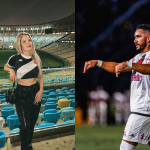 Saiba quem é Larissa Ferrari, amante do jogador francês do Vasco, Dimitri Payet