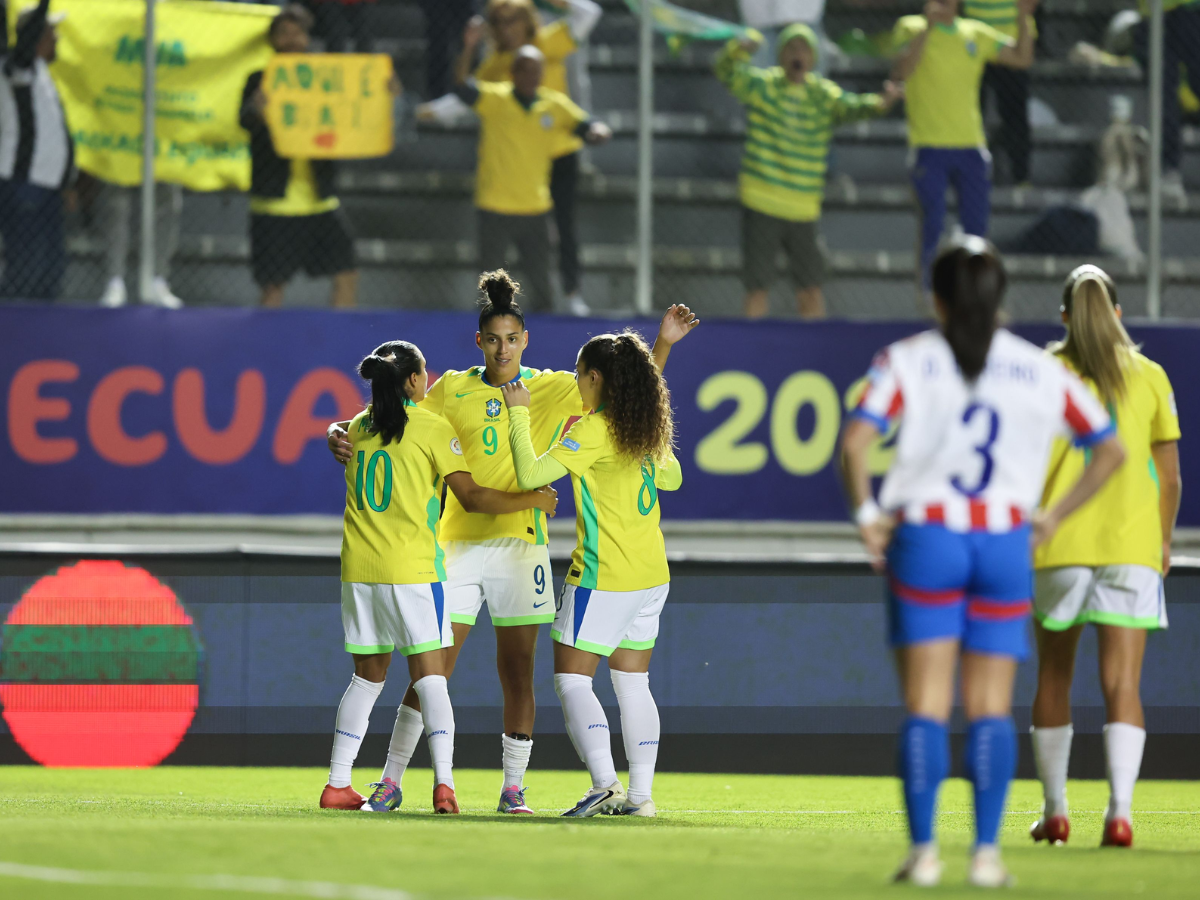 Com três gols, Amanda Gutierres é a vice-artilheira do torneio. Lívia Villas Boas/CBF