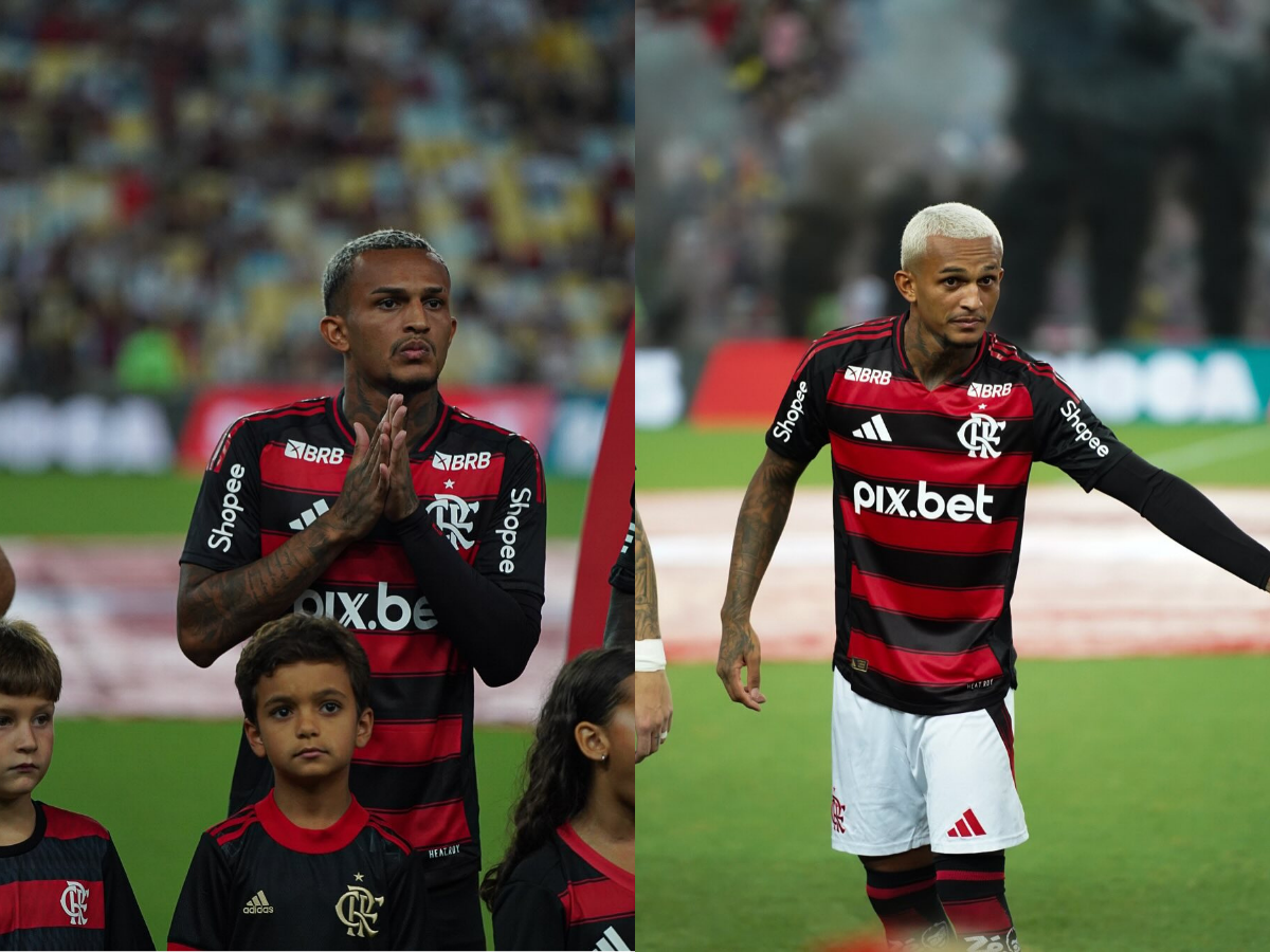 O lateral do Flamengo costuma usar o item em todas as partidas. Reprodução/wesleyfranca03_
