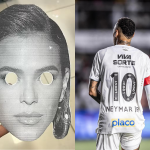 Polícia veta máscaras de Bruna Marquezine em partida do Santos