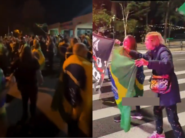 “O Brasil vai parar”: apoiadores de Bolsonaro fazem protesto contra prisão domiciliar
