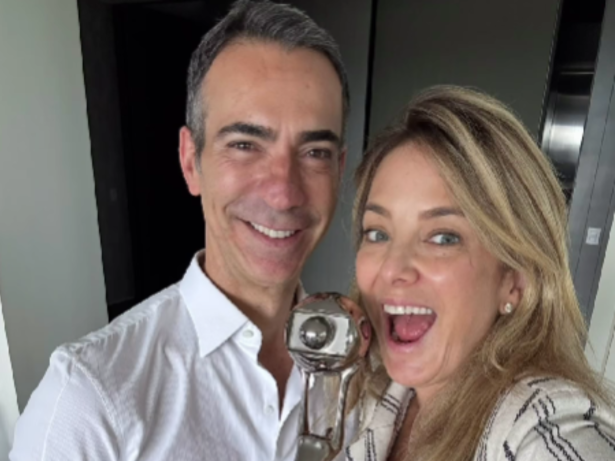 Com um pé fora da Record, Ticiane Pinheiro negocia ida para a Globo com ajuda de César Tralli