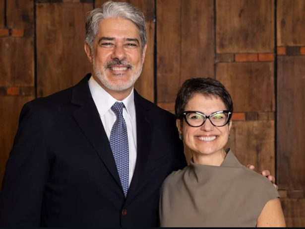 Sandra Annenberg celebra retomada de parceria com William Bonner: “Bem-vindo”