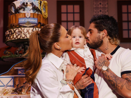 Saiba como foi o clima entre as famílias de Virginia e Zé Felipe na festa de José Leonardo