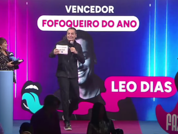 Multicampeão no “Fofoca Awards”! Leo Dias leva três categorias da premiação