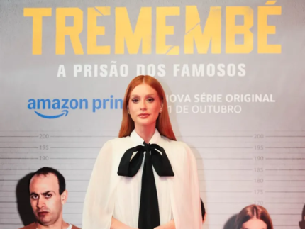 Marina Ruy Barbosa celebra lançamento de 1º episódio de “Tremembé”