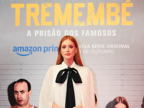 Marina Ruy Barbosa celebra lançamento de 1º episódio de “Tremembé”