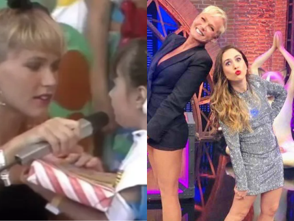 Tatá Werneck resgata vídeo de 1ª ida ao programa de Xuxa durante a infância