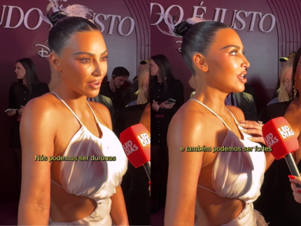 “Nós podemos ser duronas”: Kim Kardashian reflete sobre personagens em “Tudo É Justo”