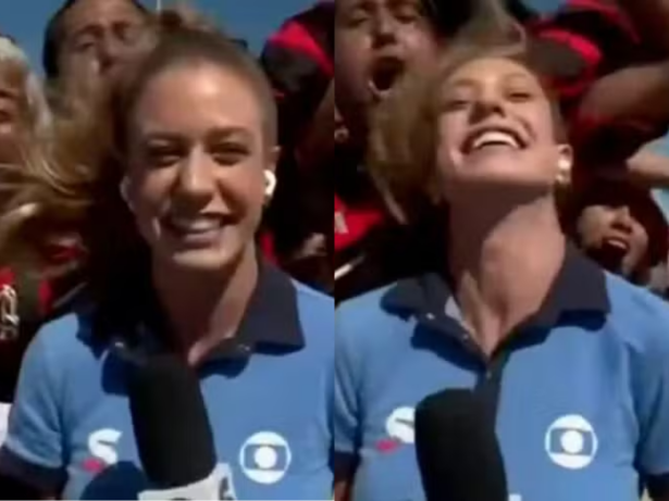“Triste por ter vivido isso”, desabafa repórter que teve cabelo puxado por torcedores
