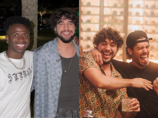 Nattan publica foto com Vini Jr. ao som de parceria com Zé Felipe e web reage