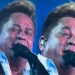 Leonardo chora ao cantar “Não Aprendi Dizer Adeus” em homenagem ao irmão, Leandro
