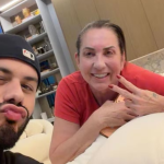 Na casa da ex: Zé Felipe posta foto com Margareth Serrão, mãe de Virginia Fonseca