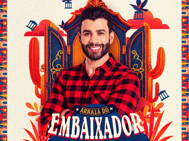 Arraiá do Embaixador! Gusttavo Lima comanda live beneficente em Sergipe
