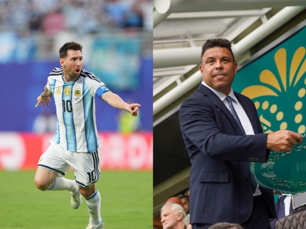 “Se tem alguém que merece, é o Messi”, destaca Fenômeno após ser superado pelo argentino
