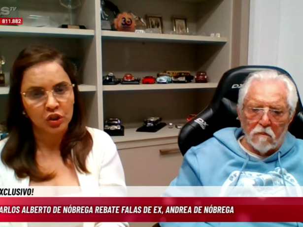Em lágrimas, Carlos Alberto de Nóbrega rebate declarações da ex-esposa sobre divórcio
