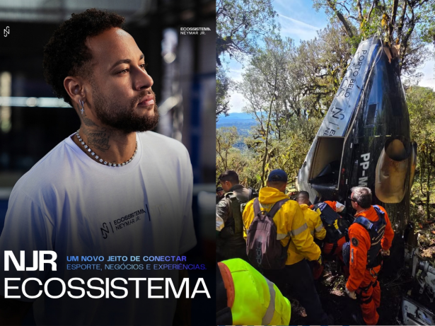 Empresa de Neymar Jr. adia evento após queda de helicóptero em SC