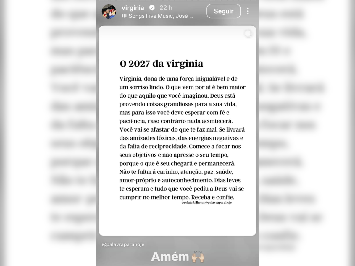 Reprodução/@virginia