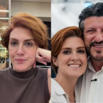 Viúva de Lito Sousa se emociona em desabafo sobre 1º voo sem o marido: “Que saudade”