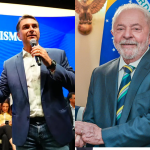Na frente: Flavio Bolsonaro tem 51% dos votos contra 49% de Lula, aponta DataFolha