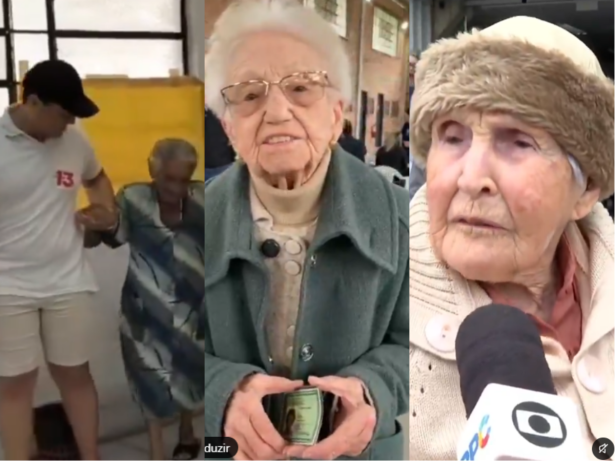 Eleitoras centenárias! Idosas com mais de 100 anos celebram votação: “Cumprir meu dever”
