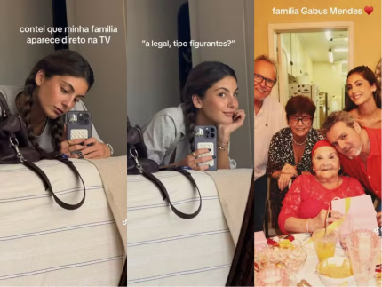 "Holy Airball": conheça nova trend do TikTok que atraiu filhos de famosos 1 O sobrenome Gabus Mende não mente: é uma família de artistas.