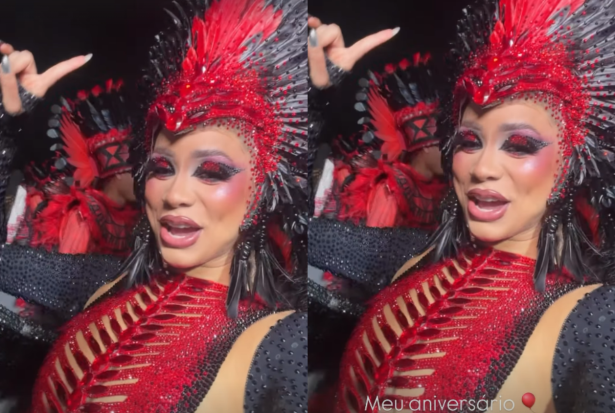 Aniversário na avenida: Lexa faz 31 anos com a Dragões da Real no Desfile das Campeãs