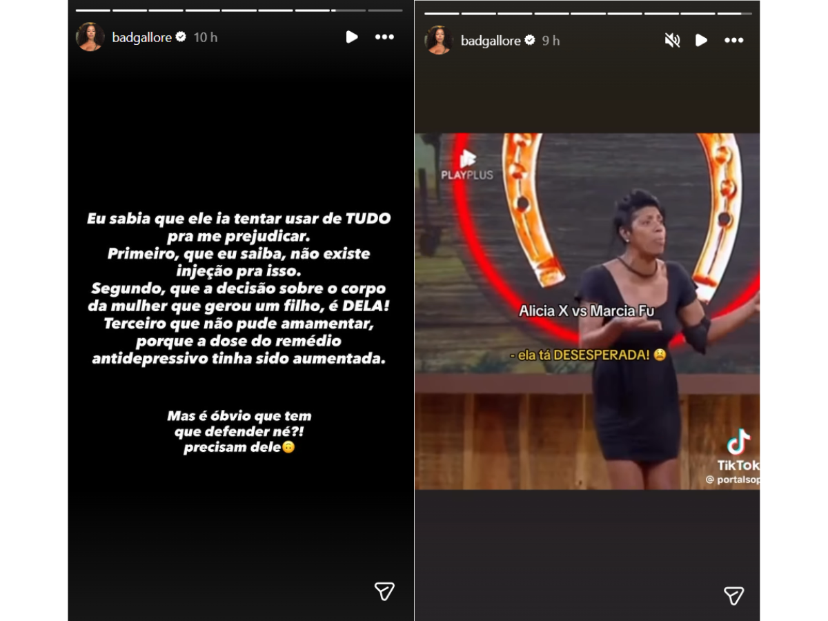 Reprodução Instagram Lorena Maria/ montagem 