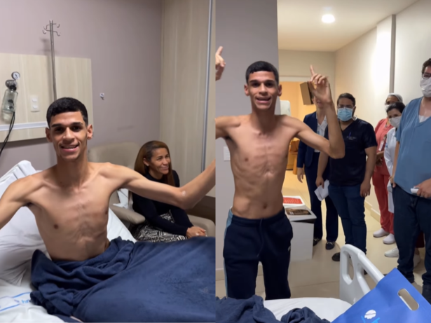 Luva de Pedreiro recebe alta hospitalar após leve redução na frequência cardíaca