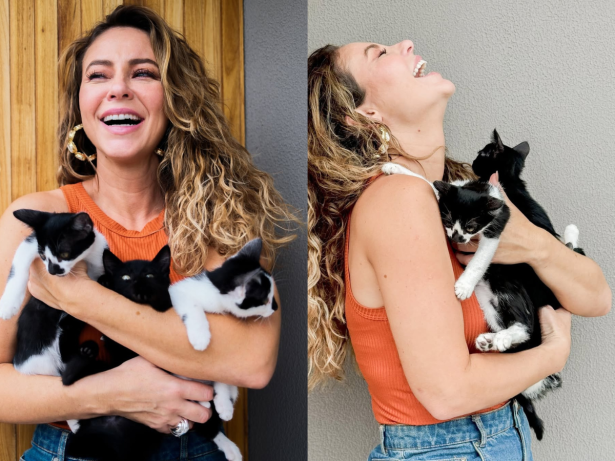 Mãe de pet: Paolla Oliveira aumenta a família adotando 11 gatos e 7 cachorros