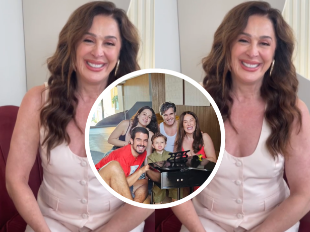 Mãe de três, Claudia Raia reflete sobre maternidade: “Sensação de missão cumprida”