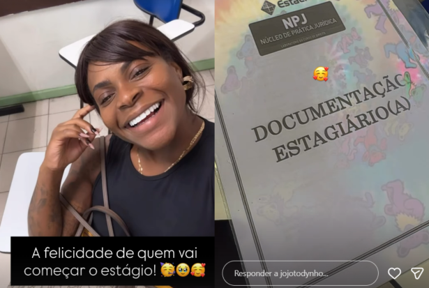 Mais um passo: Jojo Todynho anuncia que vai iniciar estágio em direito