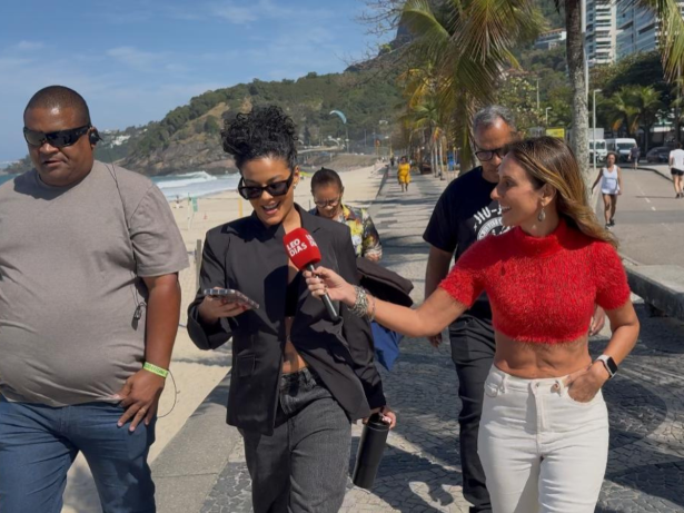 De novo? Bella Campos dá uma de Maria de Fátima e ignora repórter do portal LeoDias