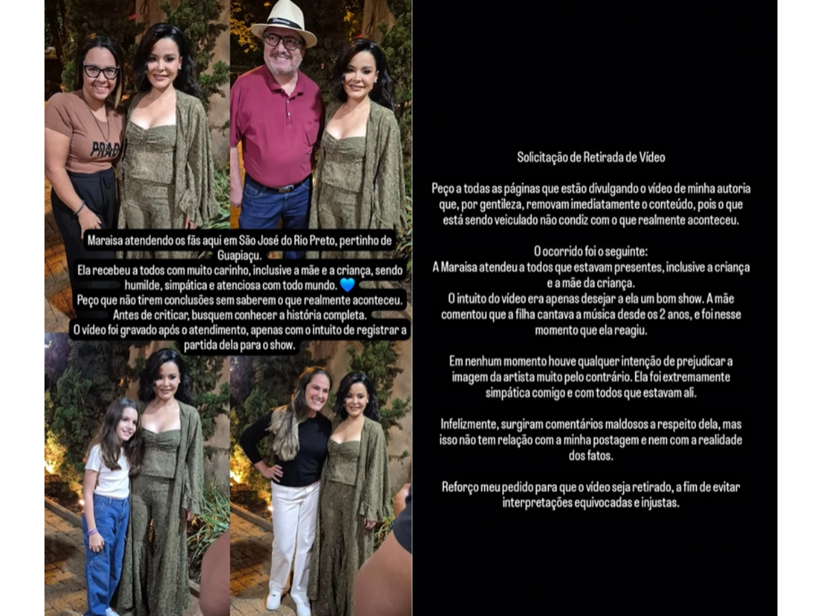 Reprodução Instagram Maraisa/ montagem Reprodução Instagram Maraisa/ montagem