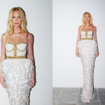 Marina Ruy Barbosa faz 1ª aparição pública com loiro e look da Custom Balmain no amfAR